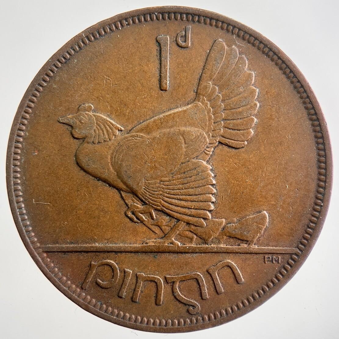 1937 Irish Penny Coin | Fine Collectable Grade | a7467