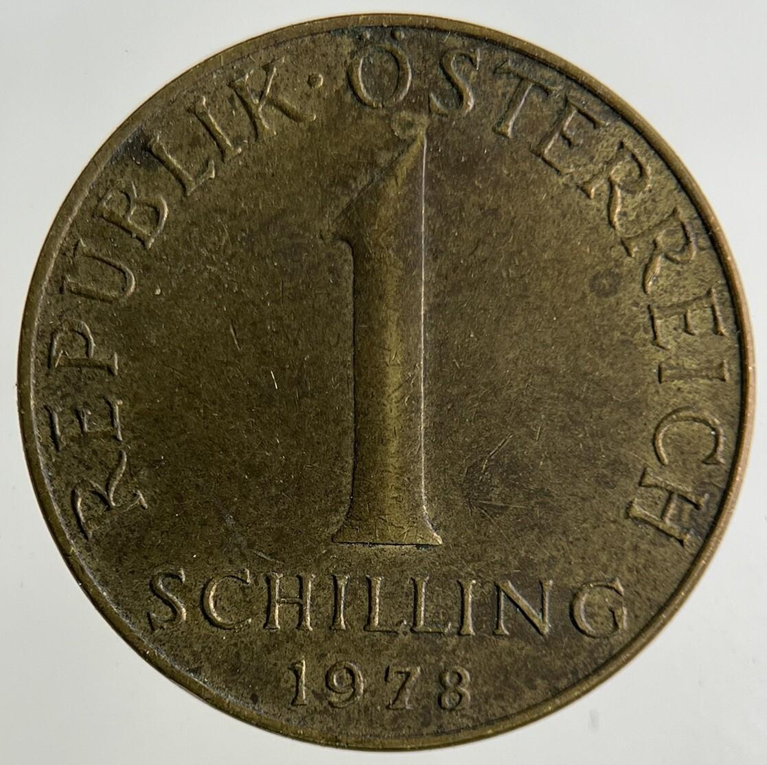 1978 Austria 1 Schilling Coin | Fine Collectable Grade