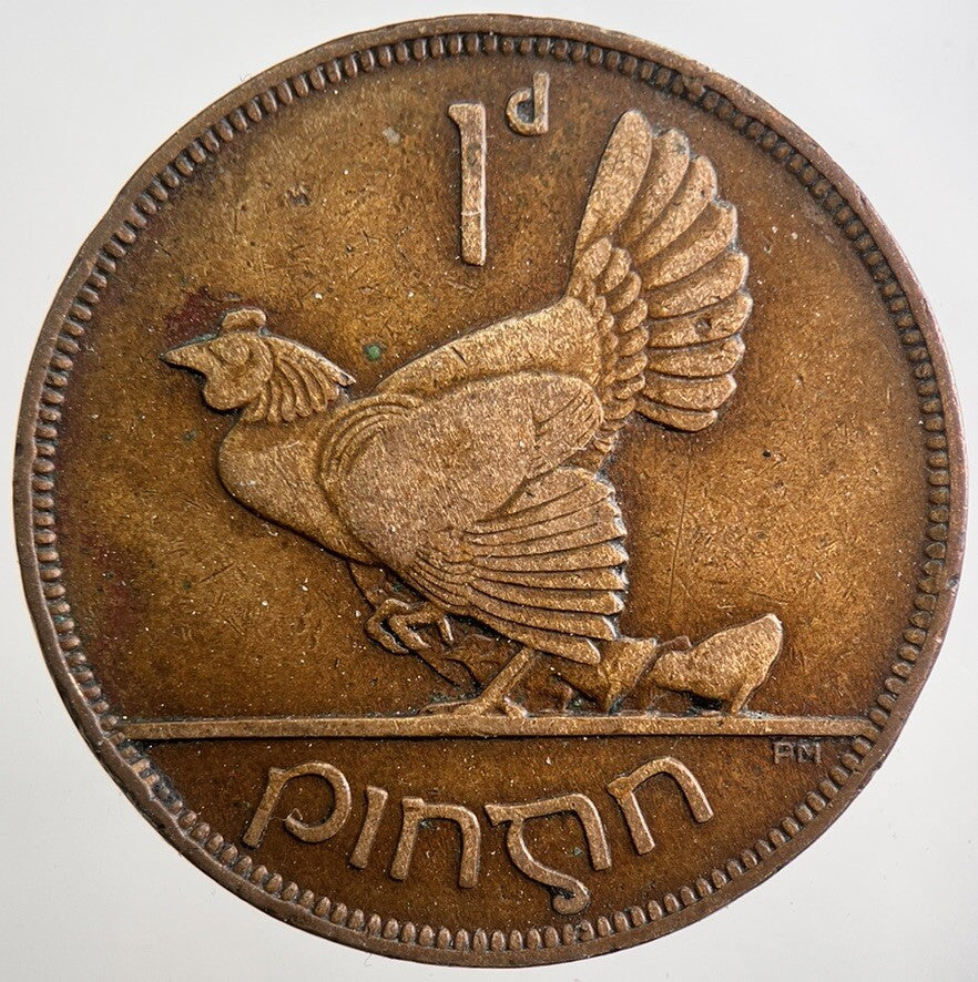 1933 Irish Penny Coin | Fine Collectable Grade | a7466