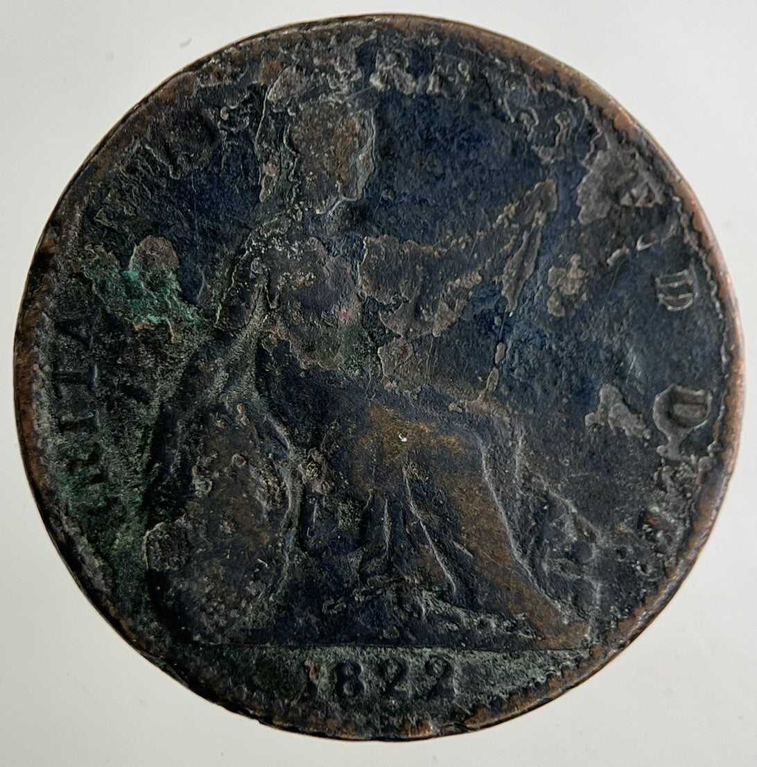 1822 George IV Farthing Coin | Collectable Grade