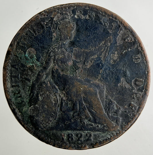 1822 George IV Farthing Coin | Collectable Grade