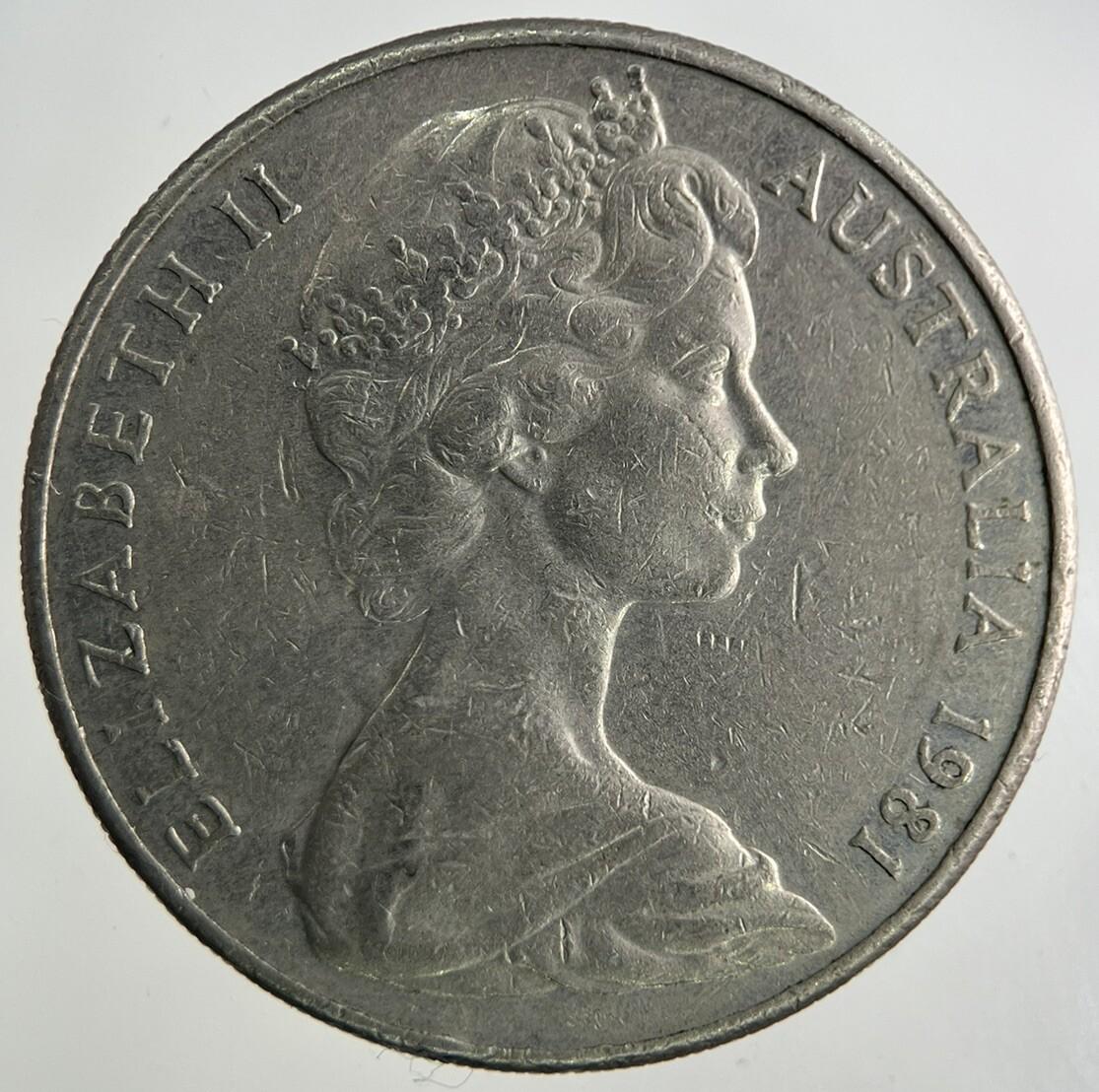 1981 Australia 20 Cent Coin | Fine Collectable Grade