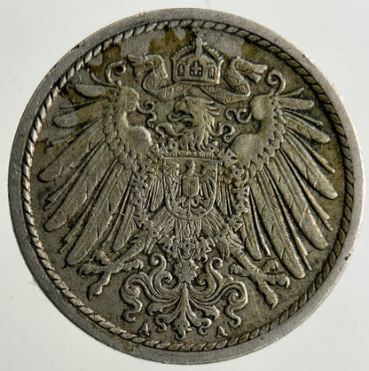 1905 Germany 5 Pfennig Coin | Fine Collectable Grade