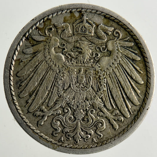 1905 Germany 5 Pfennig Coin | Fine Collectable Grade