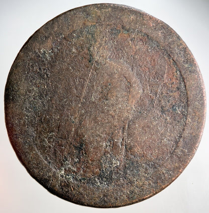 1797 George III Cartwheel One Penny Coin | Worn Grade | a3214