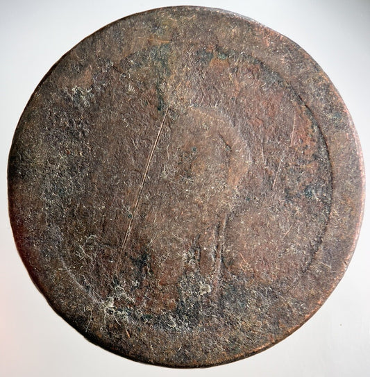 1797 George III Cartwheel One Penny Coin | Worn Grade | a3214