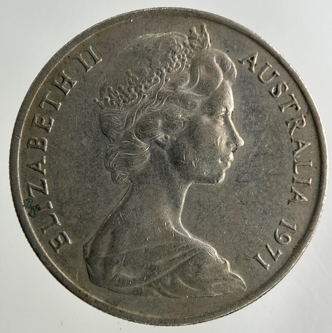 1971 Australia 10 Cent Coin | Fine Collectable Grade