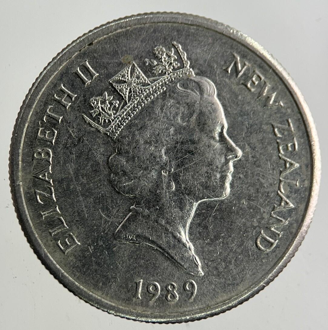 1989 New Zealand 5 Cents Coin | Fine Collectable Grade