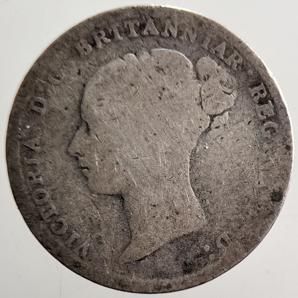 1885 Victoria Threepence Silver Coin | Fair Grade | a3614