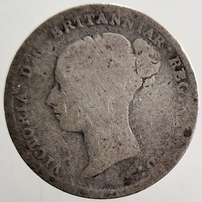 1885 Victoria Threepence Silver Coin | Fair Grade | a3614