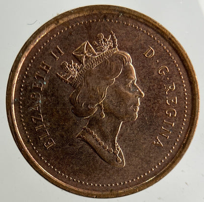 2000 Canada 1 Cent Coin | Fine Collectable Grade