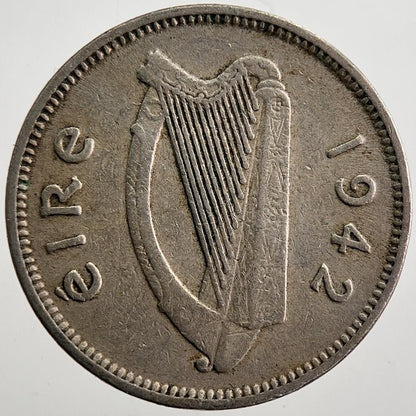 1942 Irish Rabbit Threepence Coin | Fine Collectable Grade | a7447