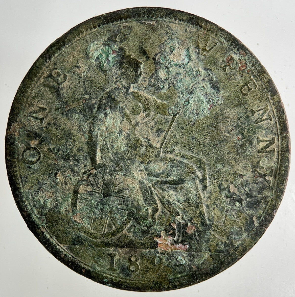 1895 Victoria One Penny Coin | Fine Collectable Grade