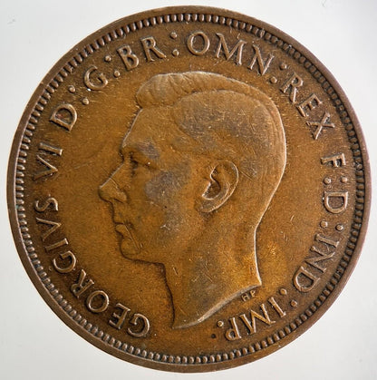 1946 George V One Penny British Coin | Fine Collectable Grade | a9844