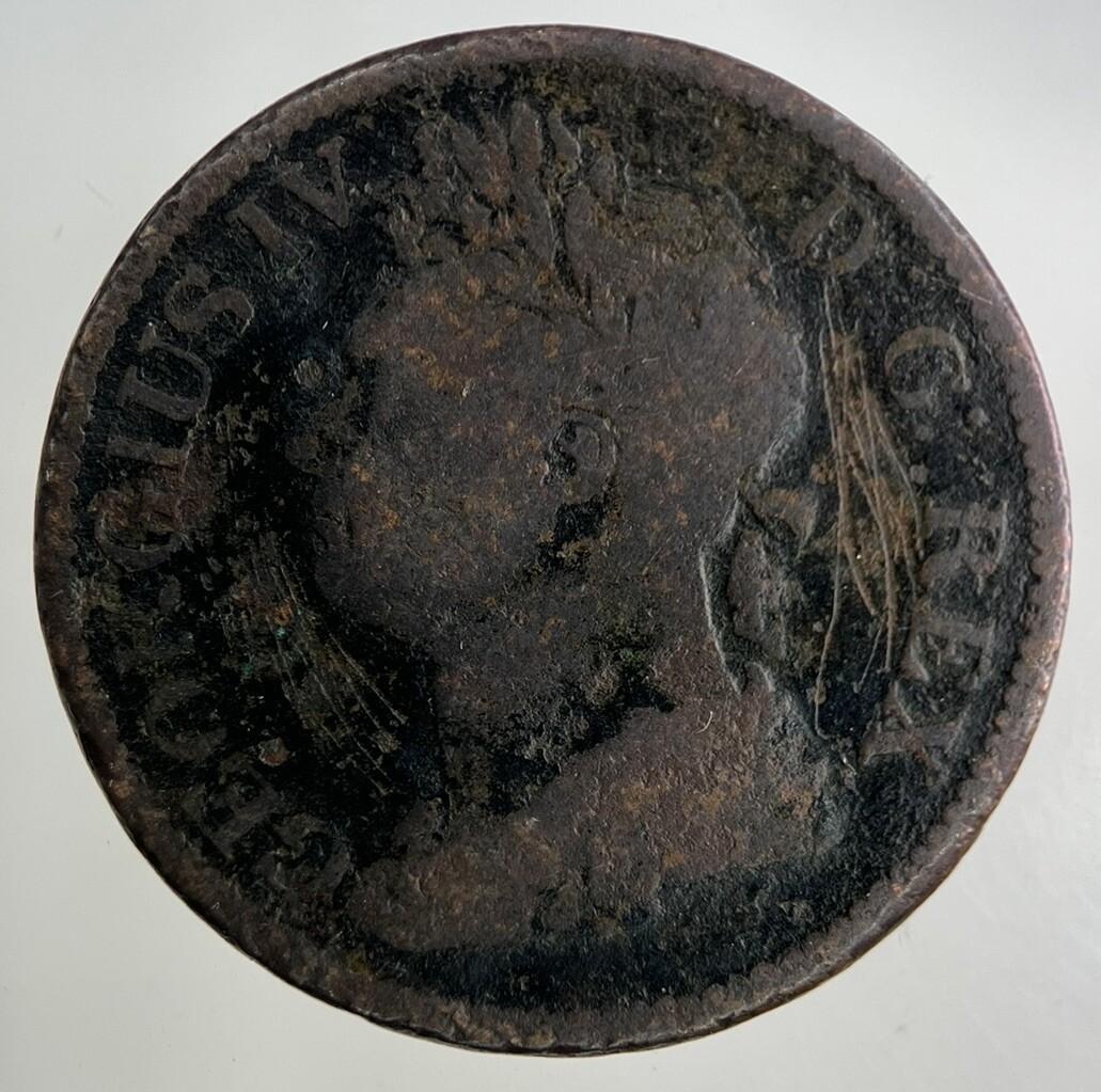 1823 Irish Half-Penny Coin | Collectable Grade