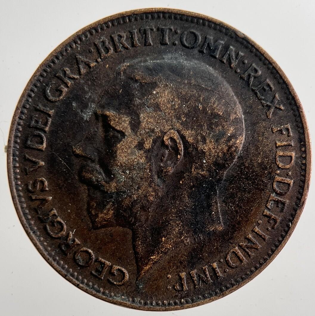 1928 George V Farthing Coin | Collectable Grade | a7383