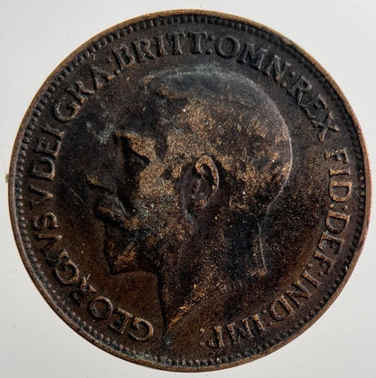 1928 George V Farthing Coin | Collectable Grade | a7383