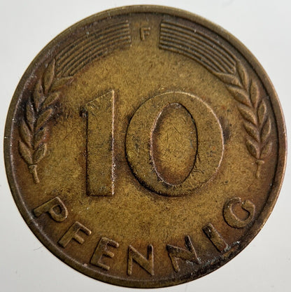 1950 Germany 10 Pfennig Coin | Collectable Grade | a7505