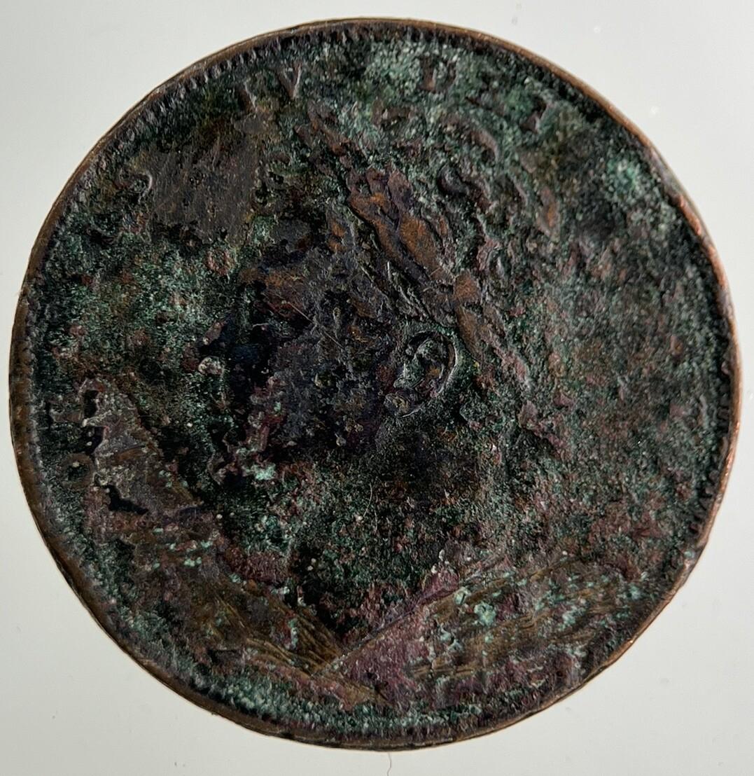 British George IV Farthing Coin | Collectable Grade