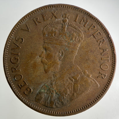 1935 South Africa One Penny Coin | Fine Collectable Grade