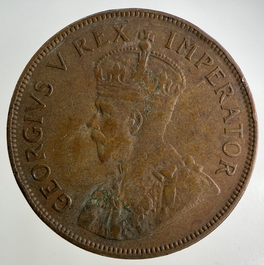 1935 South Africa One Penny Coin | Fine Collectable Grade