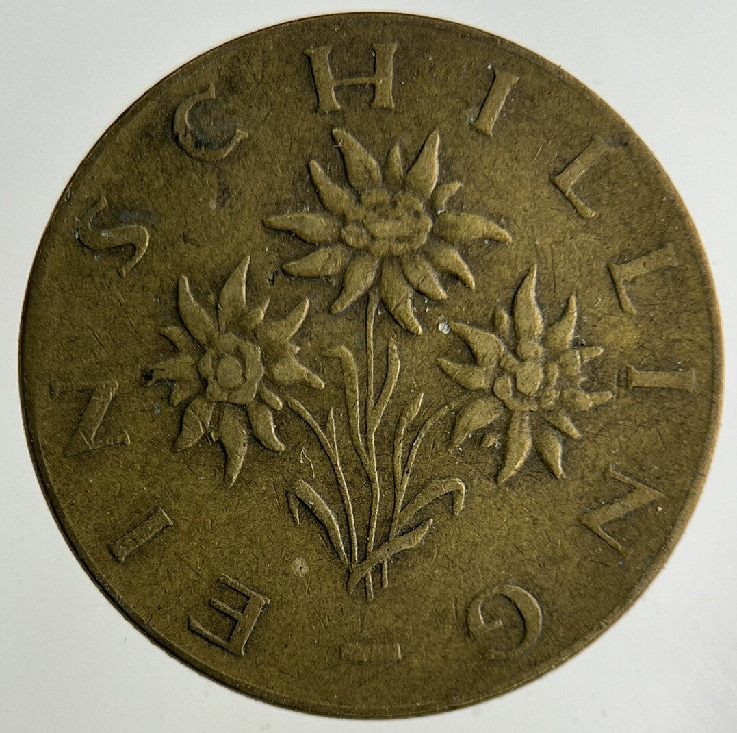 1966 Austria 1 Schilling Coin | Fine Collectable Grade