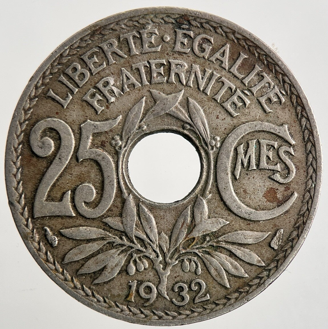 1932 France 5 Cents Centimes Coin | Very High Grade | a9830