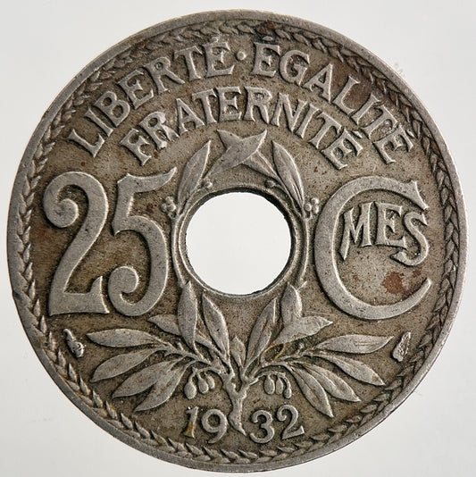 1932 France 5 Cents Centimes Coin | Very High Grade | a9830