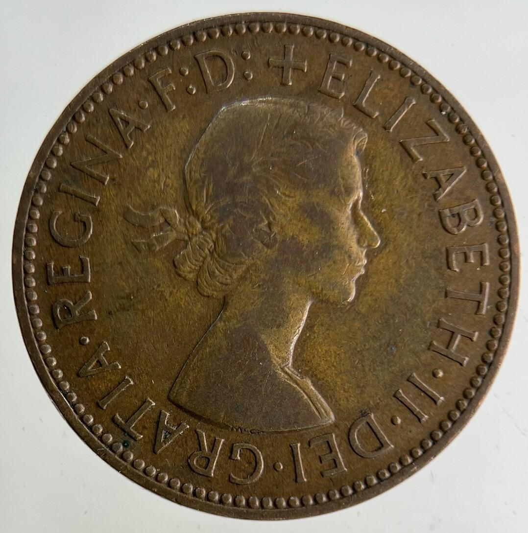 1957 Elizabeth II 2nd Half-Penny Coin | Fine Collectable Grade