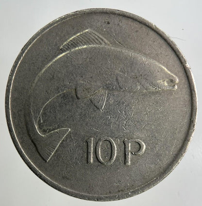 1980 Irish 10p Ten-Pence Coin | Fine Collectable Grade