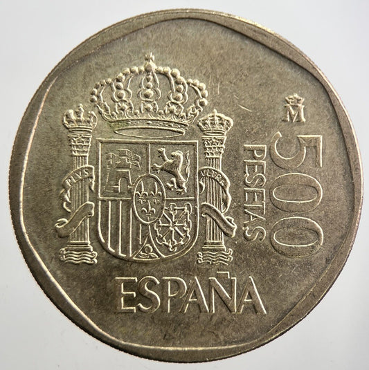 1989 Spain 500 Pesetas Coin | Very High Grade | a7721