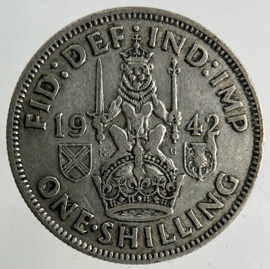 1942 George VI Shilling Silver Coin | Collectable Grade