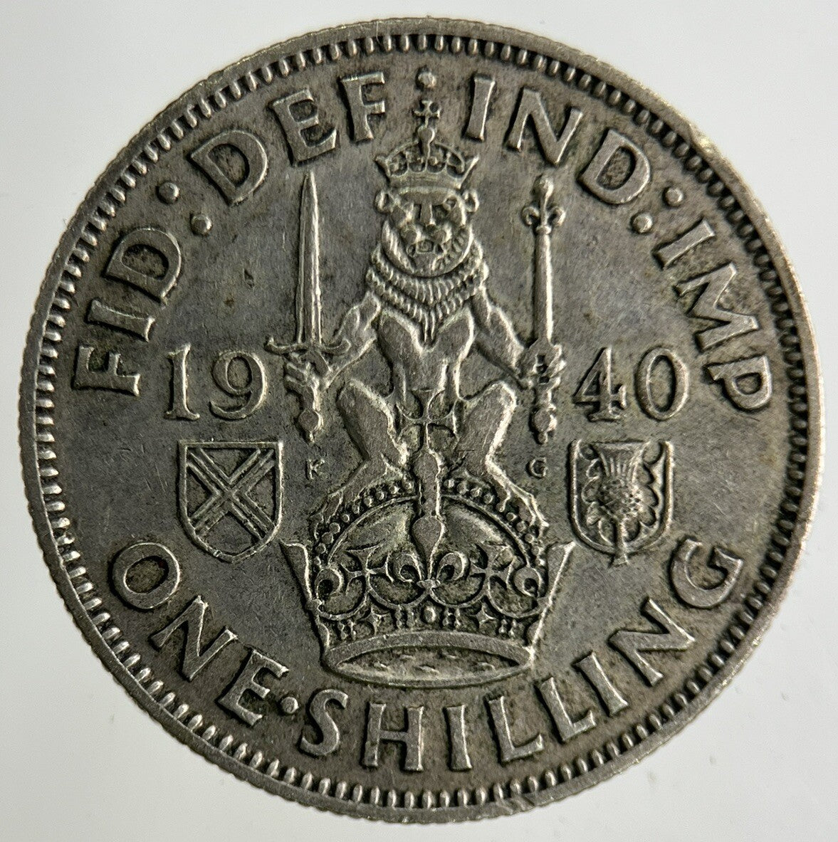 1940 George VI Shilling Silver Coin | Collectable Grade