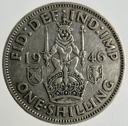 1946 George VI Shilling Silver Coin | Collectable Grade
