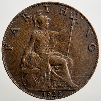 1925 George V Farthing Coin | Very High Grade