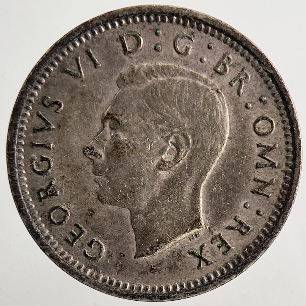 1941 George VI Threepence Silver Coin | Very High Grade | a9840
