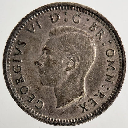 1941 George VI Threepence Silver Coin | Very High Grade | a9840