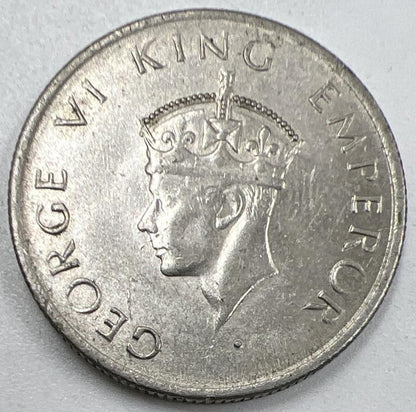1947 India Half Rupee Coin | Fine Collectable Grade