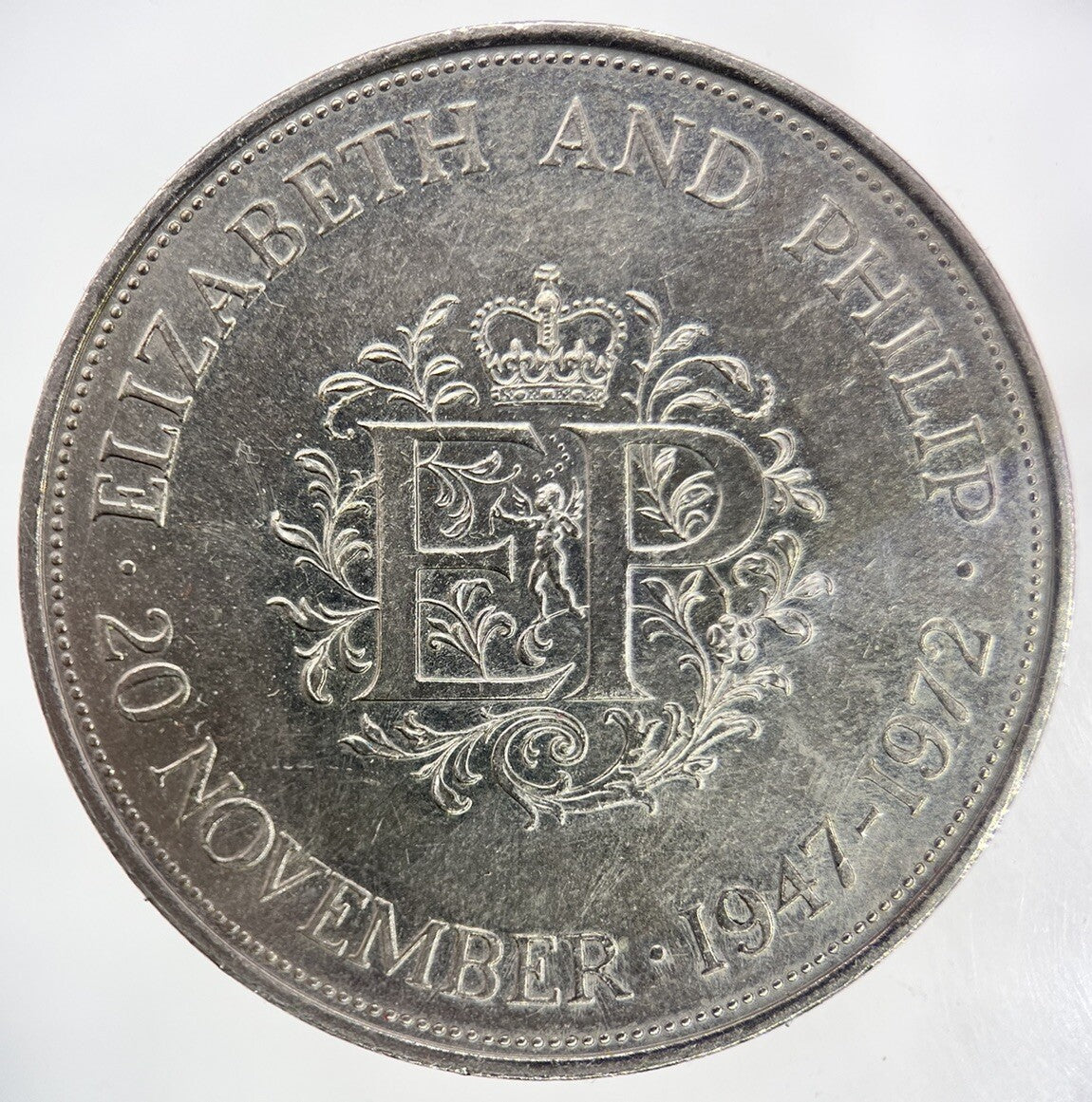 1972 Elizabeth II 2nd EP Crown Coin | Very High Grade | a2635