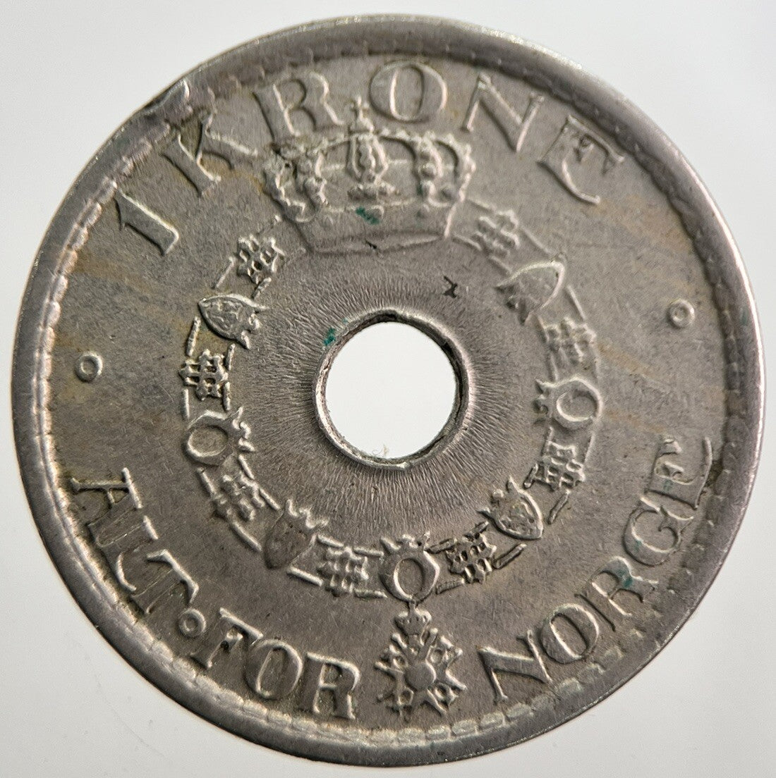 1949 Norway 1 Krone Coin | Fine Collectable Grade | a7687
