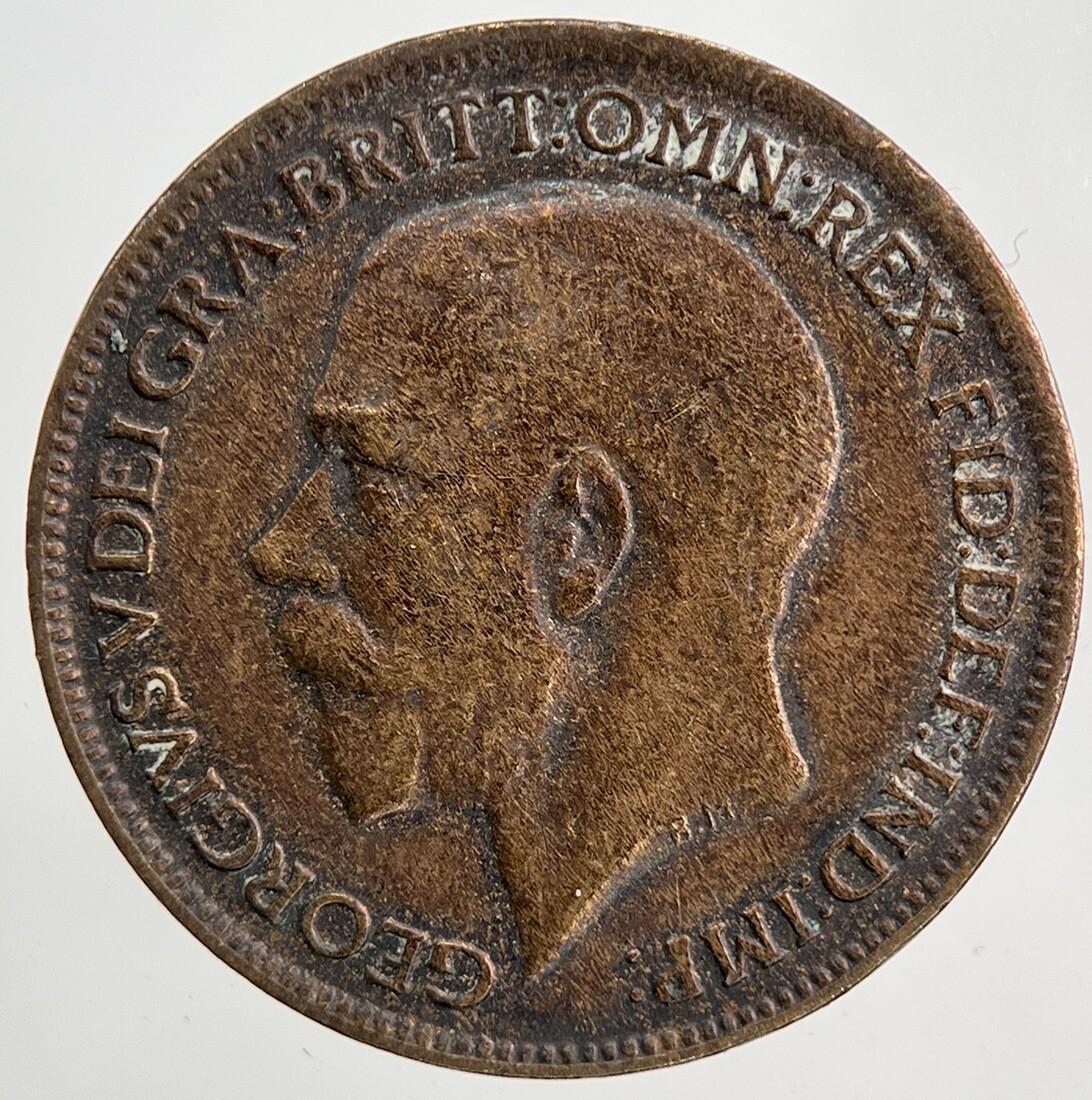 1916 George V Farthing Coin | Fine Collectable Grade