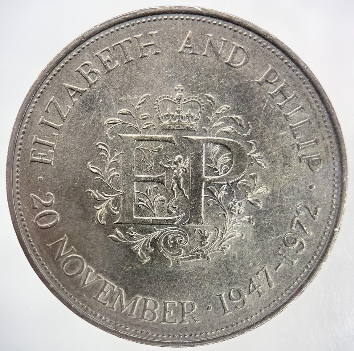 1972 Elizabeth II 2nd EP Crown Coin | Very High Grade | a1334