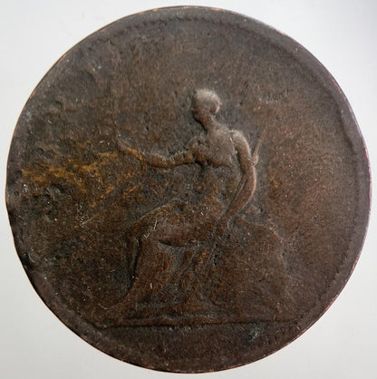 1806 George 3rd III Half-Penny British Coin | Collectable Grade | a7540