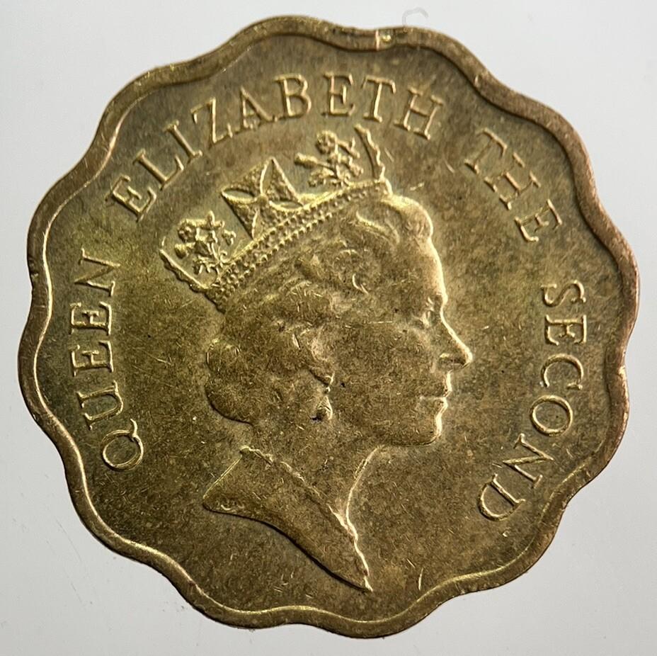 1991 Hong Kong 20 Cents Coin | Very High Grade | a8052