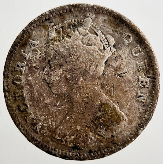 1900 Hong Kong 10 Cents Silver Coin | Fair Grade | a2413