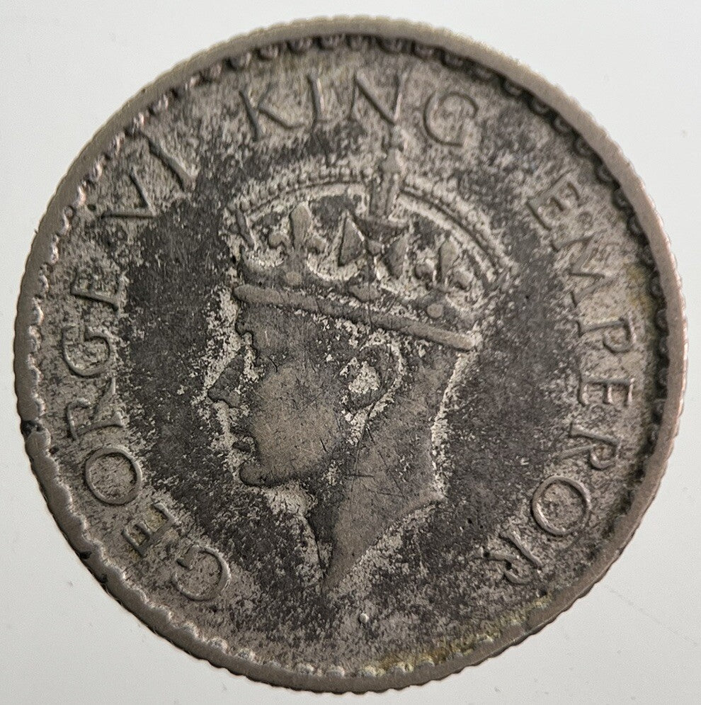 1940 India 1/4 Quarter Rupee Silver Coin | Collectable Grade | a7674