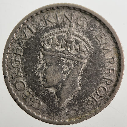 1940 India 1/4 Quarter Rupee Silver Coin | Collectable Grade | a7674