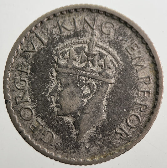 1940 India 1/4 Quarter Rupee Silver Coin | Collectable Grade | a7674
