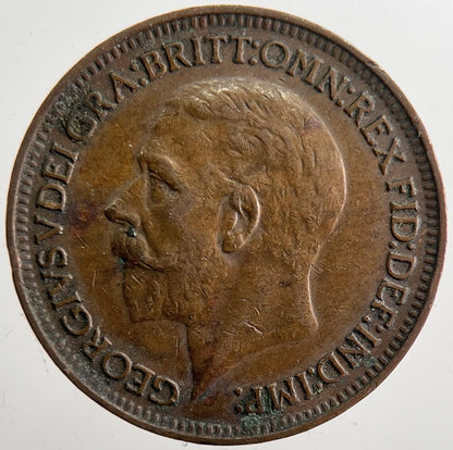 1933 George V Farthing Coin | Very High Grade | a7385