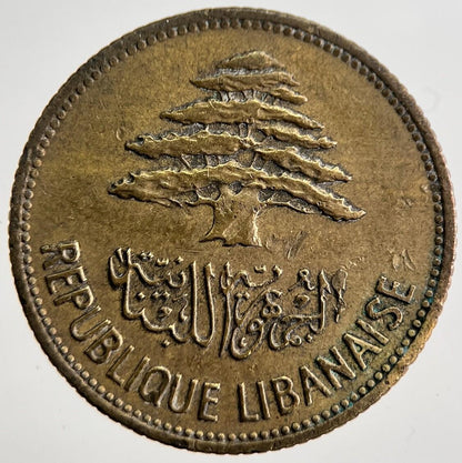 1961 Lebanon 25 Piastres Coin | Very High Grade | a7513